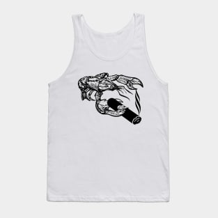 Cool animal (lobster) holding a cigar, art Tank Top